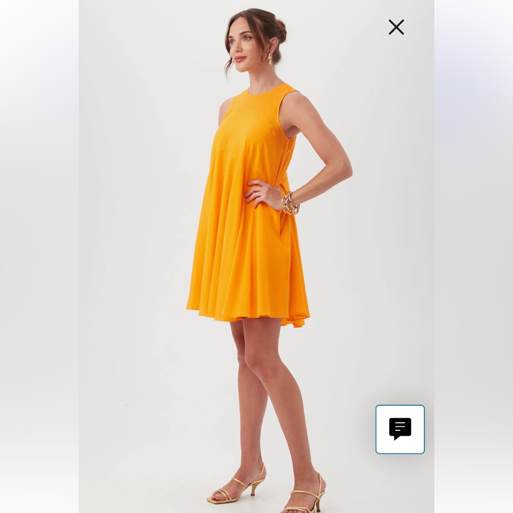 Trina Turk Radiant Orange Shift Dress
